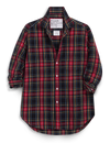 F&E Eileen Button Up- multi plaid