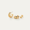 Jenny Bird Mini Lennon Hoops- gold