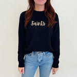 Nolaverse Saints Script Sweater-black