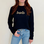 Nolaverse Saints Script Sweater-black