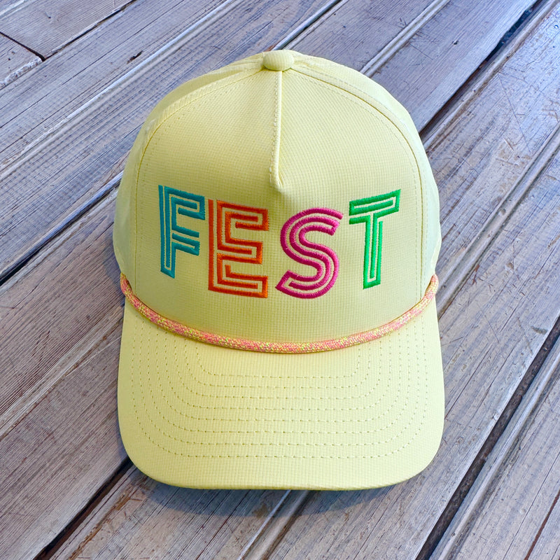 Fest Rope Trucker-light yellow