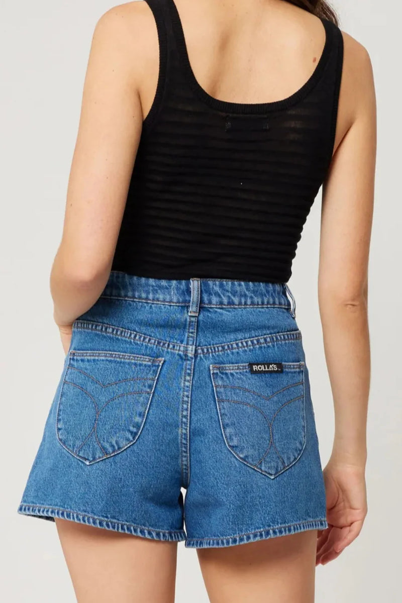 Rolla's Mirage Short River Blue-vintage blue