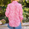 F&E Eileen Button Up- pink floral