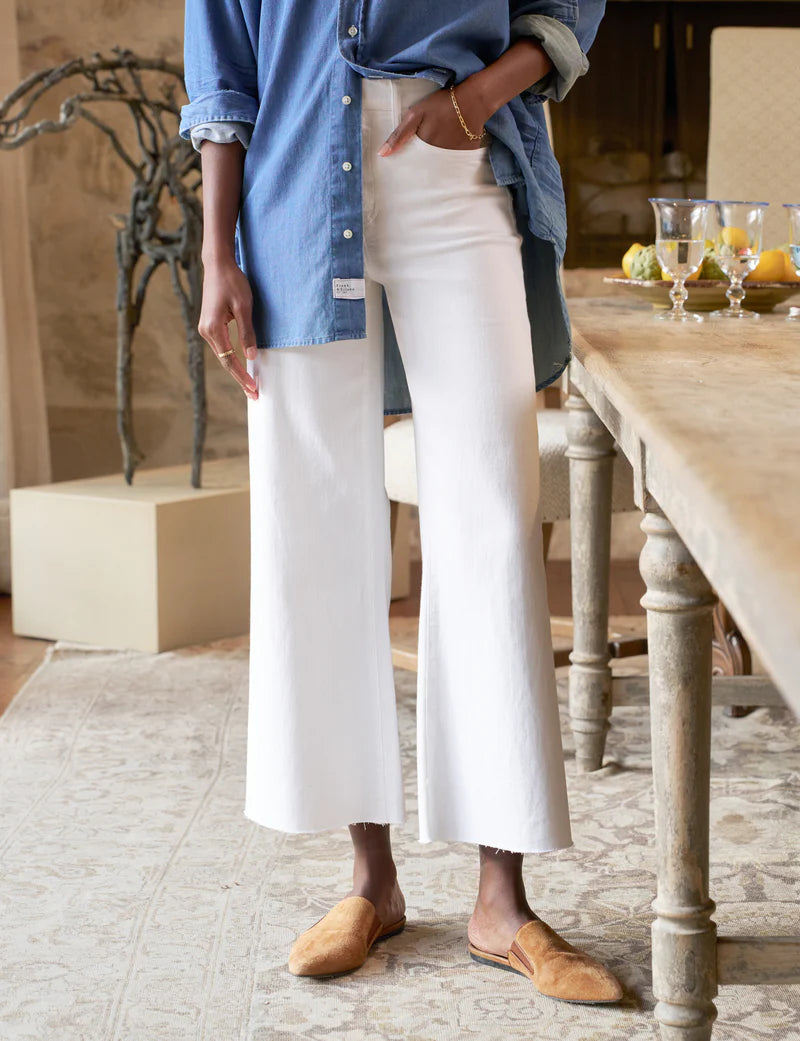 F&E Galway Gaucho Jean-white