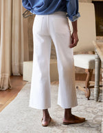 F&E Galway Gaucho Jean-white