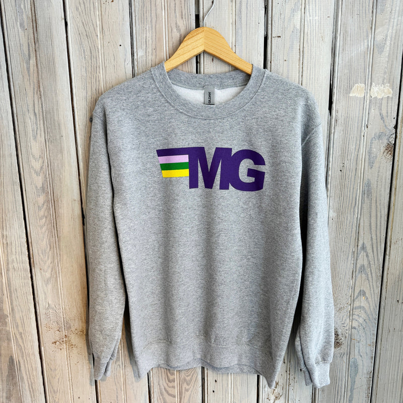 MG Nation Stripes Sweatshirt-grey