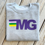 MG Nation Stripes Sweatshirt-grey