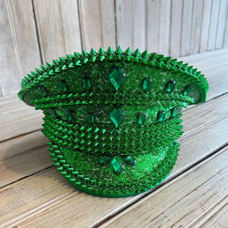 Mardi Gras Conductor Hat-green