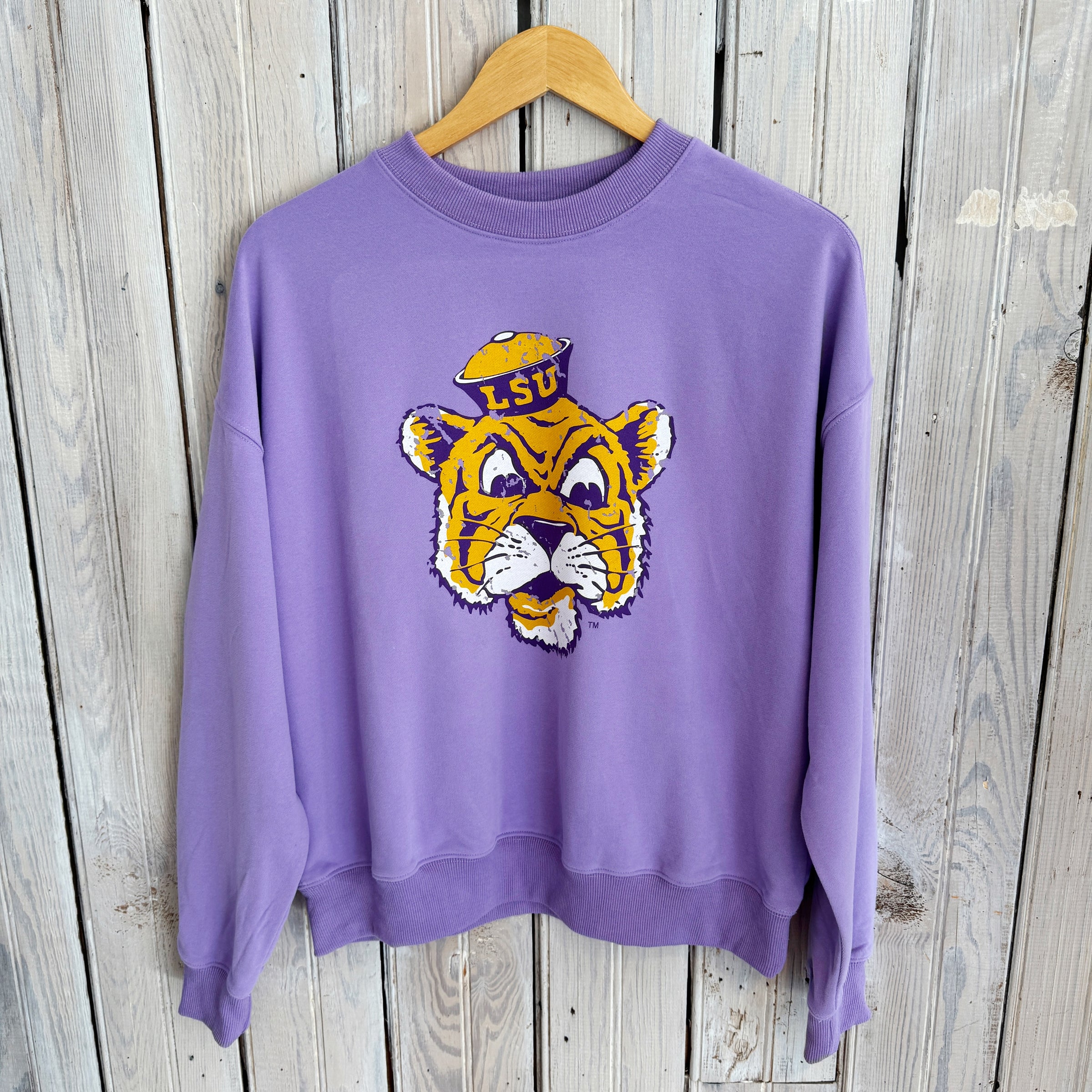 JT x LSU Sailor Mike JT Sweatshirt-purple – jeantherapy