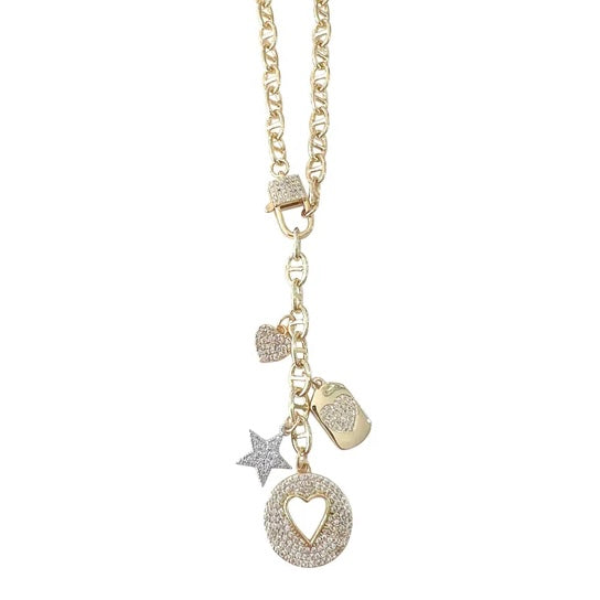 Gemelli Celeste Necklace