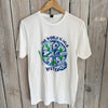 The World Is Your Oyster Unisex Tee-white