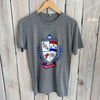Nola Crest Unisex Tee-grey
