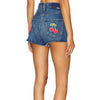 Mother Tune Up Fray Shorts-green thumb