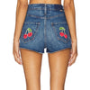 Mother Tune Up Fray Shorts-green thumb
