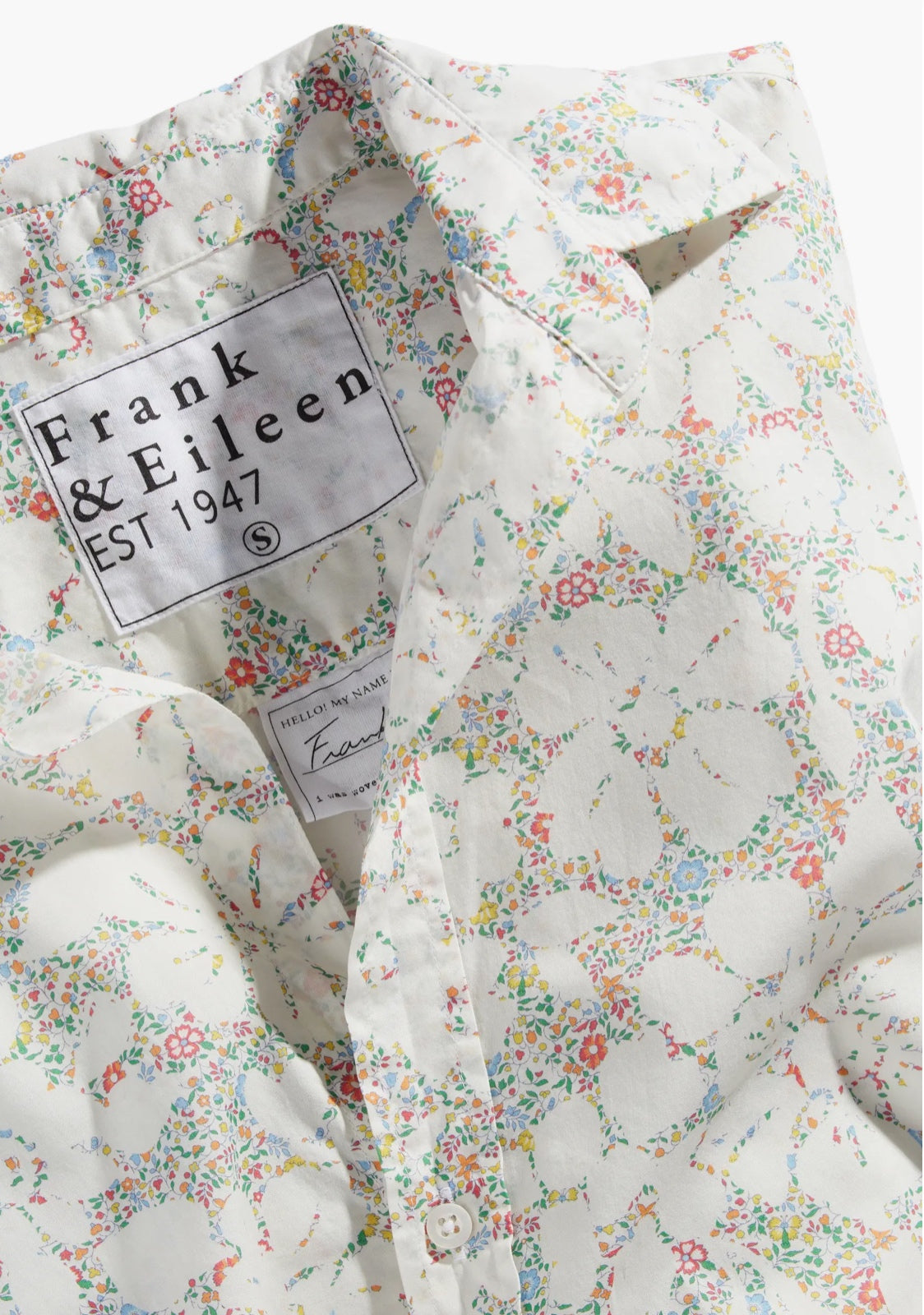 Frank & Eileen - Frank Tiny Floral Woven Cotton Shirt