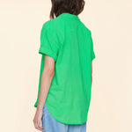 Xirena Channing Shirt-green glow