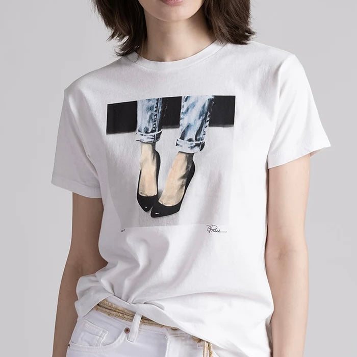 CPress Studio Stand By Tee-worn white