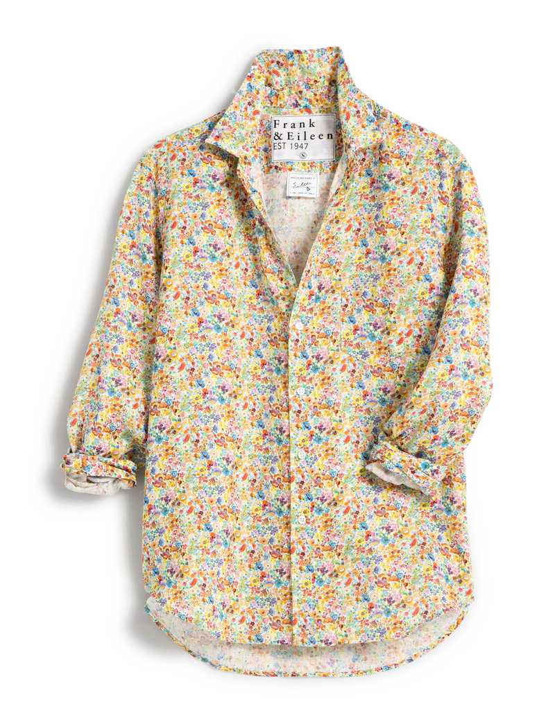 F&E Eileen Button Up Shirt-tiny floral