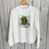 We Reign Rib Sweatshirt-white