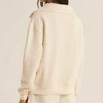 Z Supply Sonata Fleece Sweatshirt-sea salt