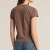 Z Supply Modern Slub Tee-deep taupe