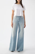 AMO Frida HR Wide Leg Jean-honey