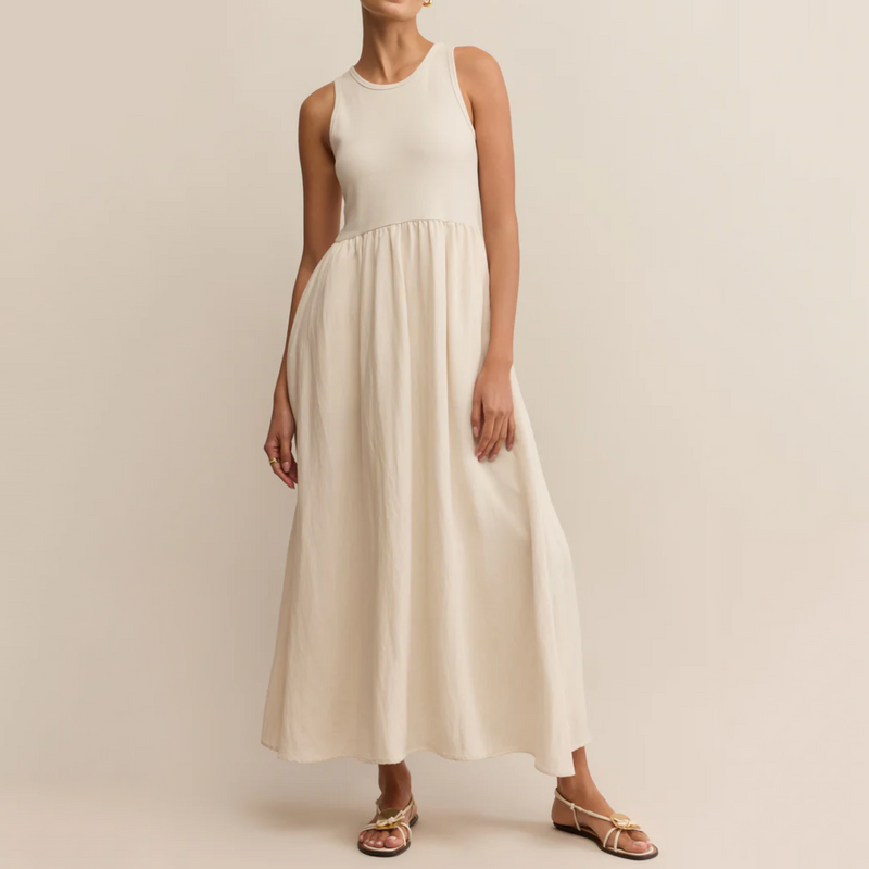 Z Supply Charlotte Midi Dress- crystal