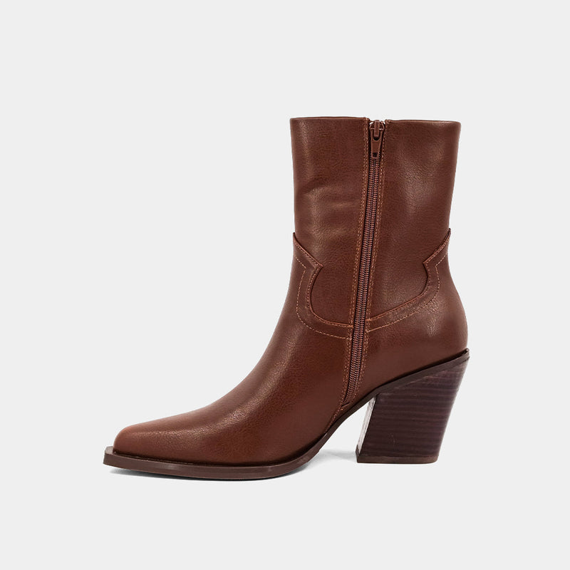 Shu Shop Victoria Boot- Cognac