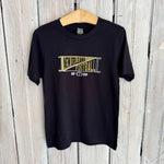 Football Pennant Kids Tee-black