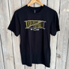 Football Pennant Unisex Tee-black