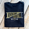 Football Pennant Unisex Tee-black