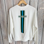 JT x Tulane Varsity Long Sleeve Ribbed-white