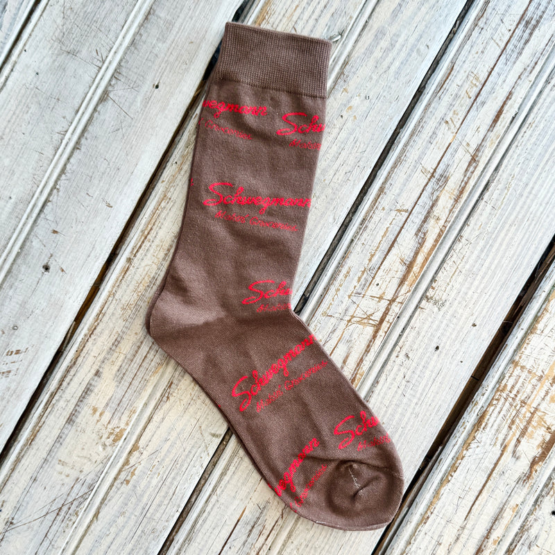 Schwegmann's Socks-brown