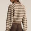 Z Supply Este Metallic Stripe Cardigan