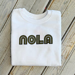 Mono Nola Kids Sweatshirt-white/black/gold