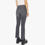 Mother Insider Crop Fray Jeans-up in smoke