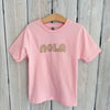 Mono Nola Kids Tee-pink/gold