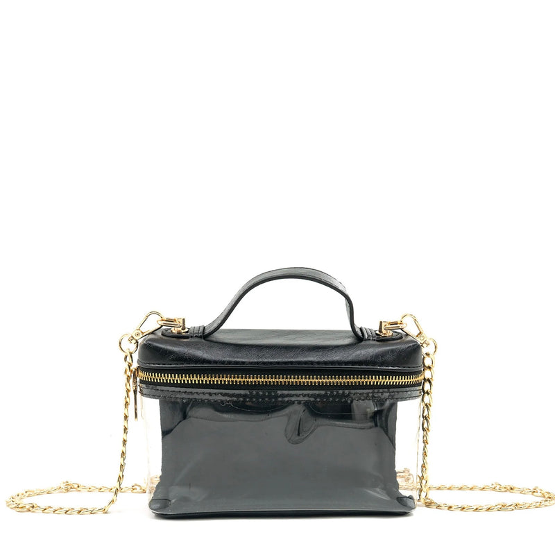 BC Clear Box Bag- black