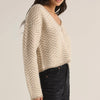 Z Supply Noemi Herringbone Cardigan-sea salt