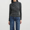 Rails Joelle Long Sleeve Top-charcoal