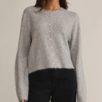 Z Supply Medina Cardigan- Light Heather Grey