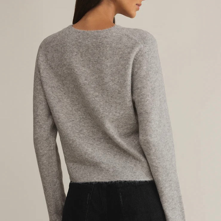 Z Supply Medina Cardigan- Light Heather Grey