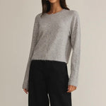 Z Supply Medina Cardigan- Light Heather Grey