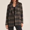 Z Supply Kingston Plaid Blazer-latte