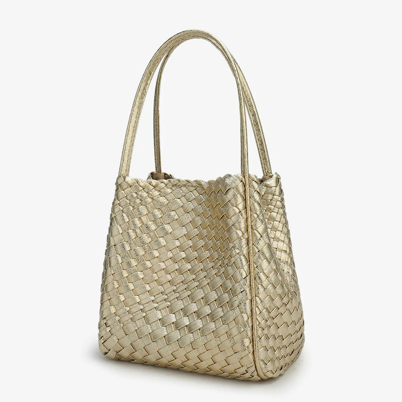 Remi/Reid Hollace Mini Tote Woven-Platinum