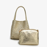 Remi/Reid Hollace Mini Tote Woven-Platinum