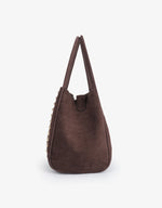 Remi/Reid Hollace Mini Studded Suede-chocolate