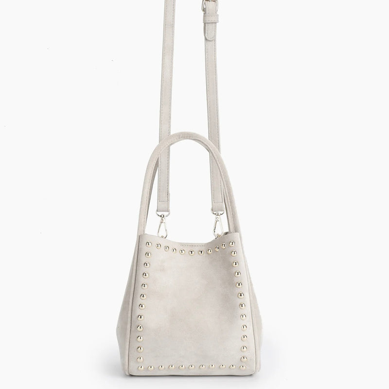 Remi/Reid Hollace Mini Studded Suede-cream