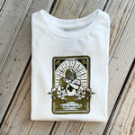 Black & Gold Tarot Kids Tee-white
