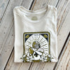 Black & Gold Tarot Crop Top-dust